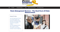 Desktop Screenshot of penisenlargementreviews.com